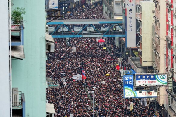 Митинг против закона об экстрадиции, Гонконг, 16 июня 2019 года / Фото:<a href="https://www.flickr.com/photos/etanliam/48145572166/" target="_blank">Etan Liam</a>, CC BY-ND 2.0