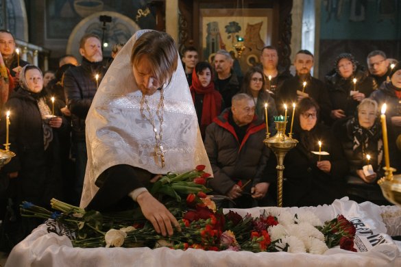 Alexei Navalny’s funeral service / Photo: Meduza